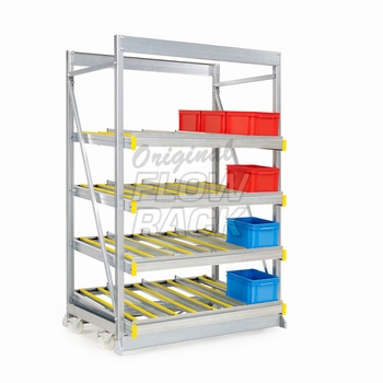 Kanban mobile rack bay width1390 mm