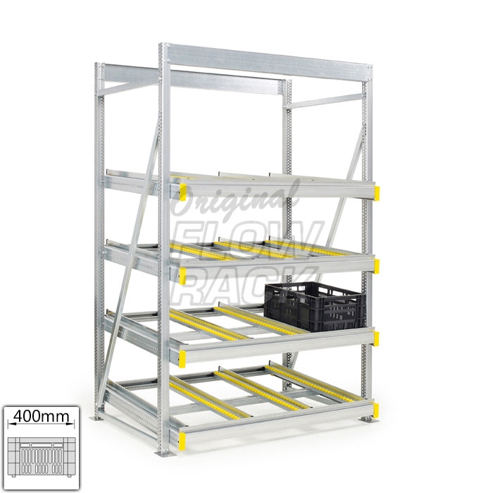 Flow rack CBL-version bay width 1390 mm