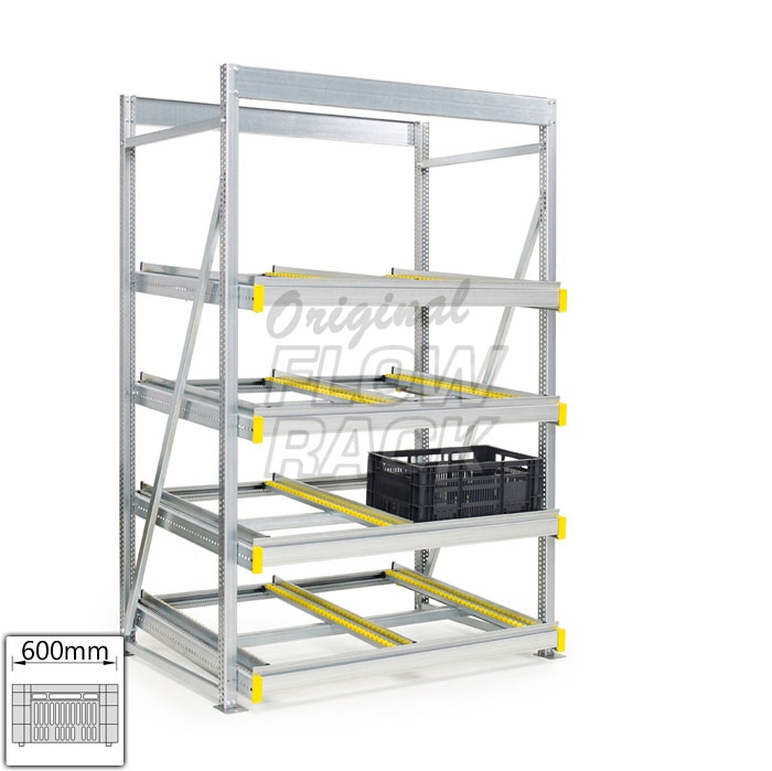 Flow rack CBL-version bay width 1390 mm