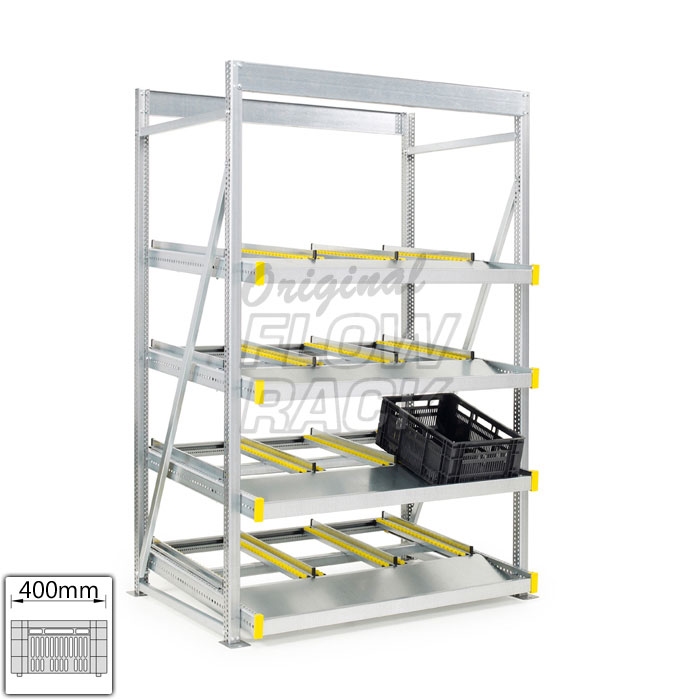 Flow rack CBL-version bay width 1390 mm