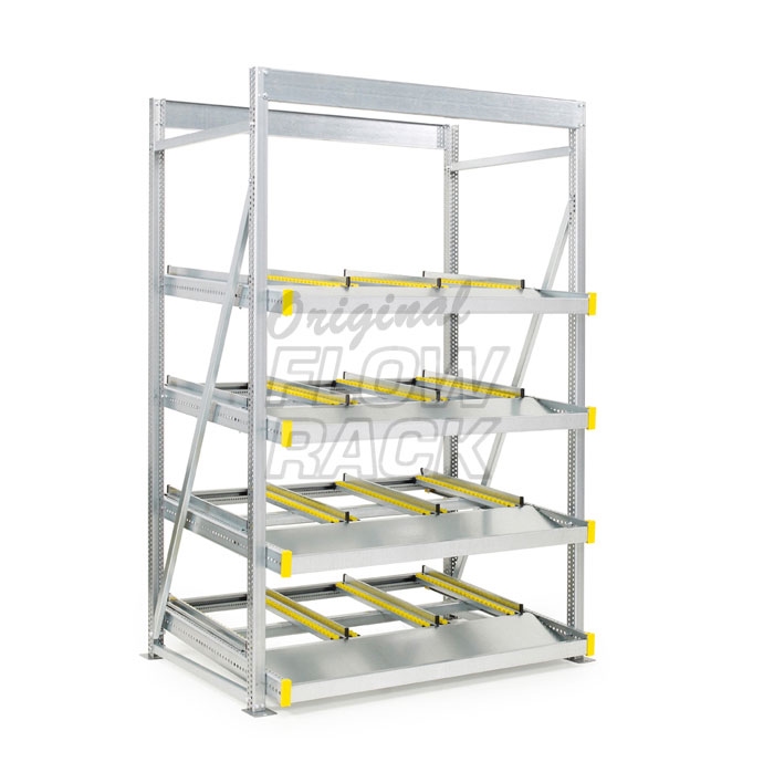 Flow rack KLT-version bay width 1390 mm