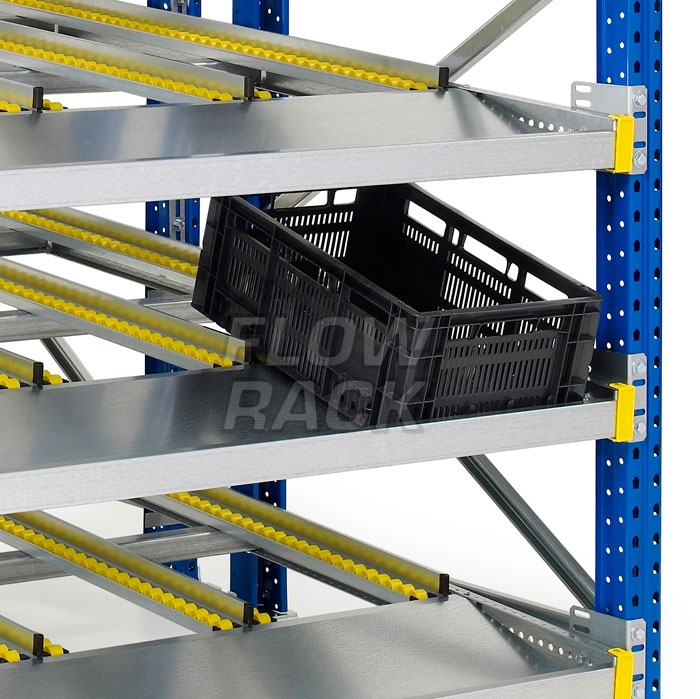 Flow shelves CBL-version for pallet racks double depth