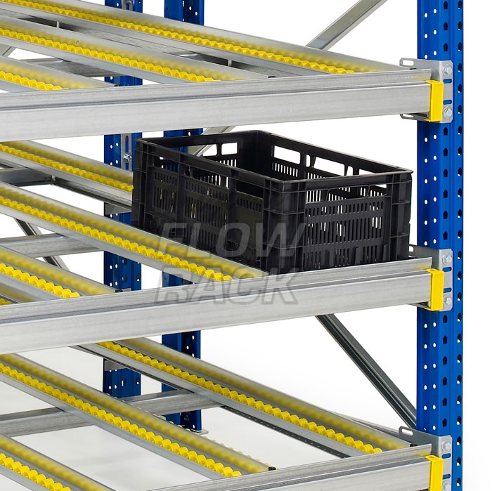 Flow shelves CBL-version for pallet racks single depth