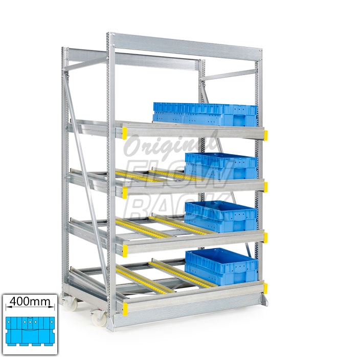 Kanban mobile KLT-version bay width 1390 mm