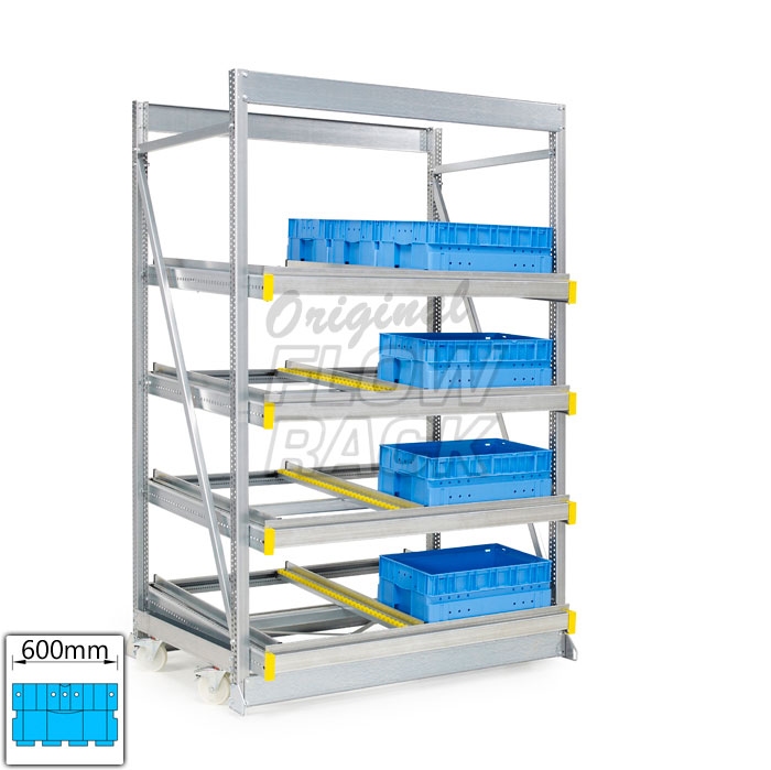 Kanban mobile KLT-version bay width 1390 mm