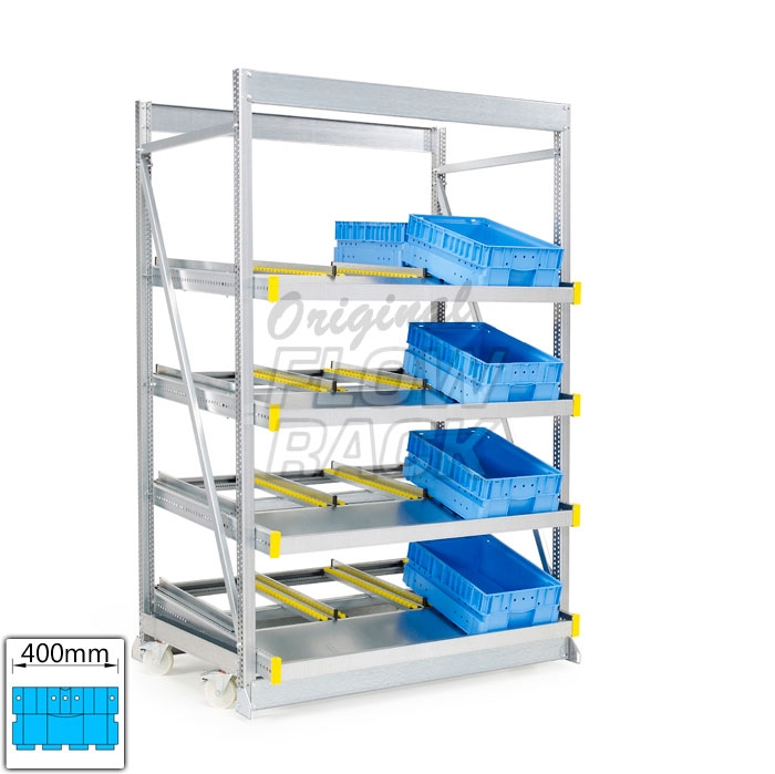 Kanban mobile KLT-version bay width 1390 mm