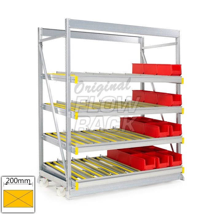 Kanban mobile rack bay width1790 mm