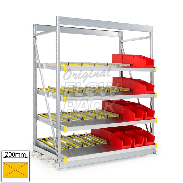 Kanban mobile rack bay width1790 mm