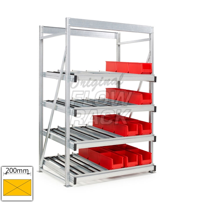 Kanban stationary flow rack