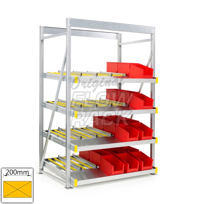 Kanban stationary flow rack