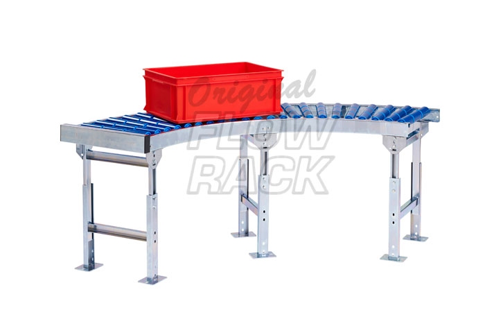 Roller conveyor curve 90°