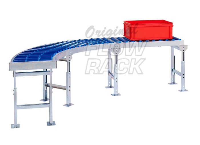 Roller conveyor curve 90°