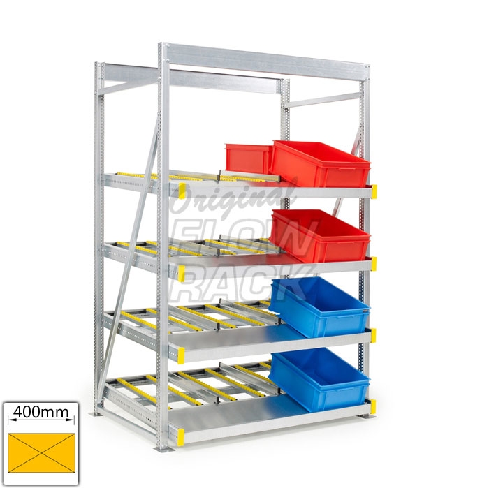 Standard flow rack bay width 1390 mm