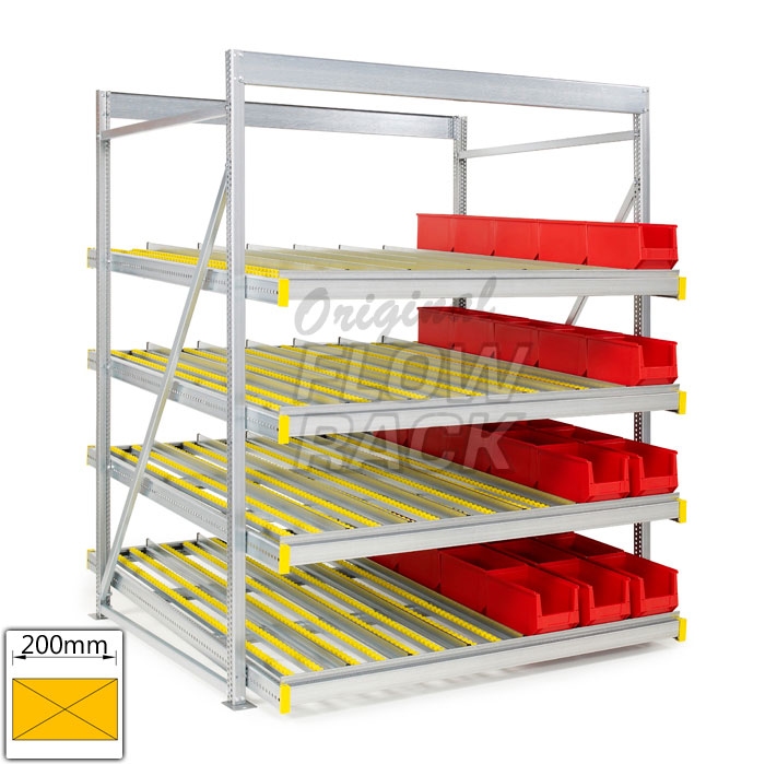 Standard flow rack bay width 1790 mm